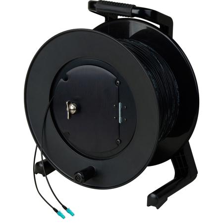 Camplex 1000' TAC1 Simplex 1-CH OM3 Multimode LC Tactical Cable Reel, Aqua