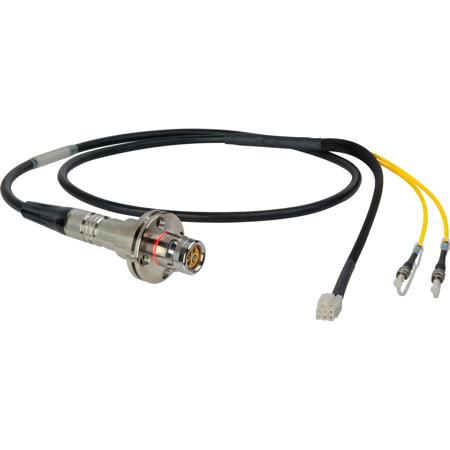 Camplex 6' LEMO FMW to Duplex LC & 6-Pin Amp RG In-Line Fiber Breakout Cable