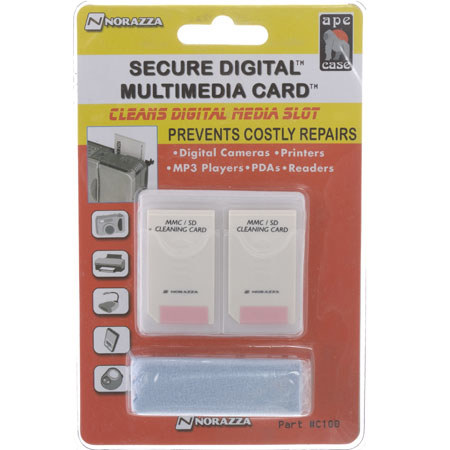 Norazza C100 Memory Card Slot Cleaning Kit for Cameras