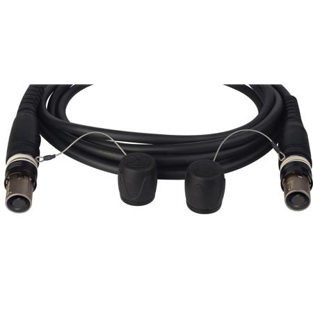 Camplex OpticalCON QUAD to QUAD Multimode X-TREME Tactical Fiber Cable, 500'