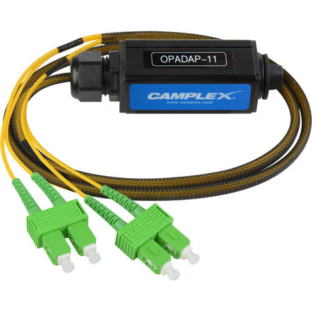 Camplex opticalCON QUAD APC to 4 LC/APC Singlemode Breakout Adapter Cable