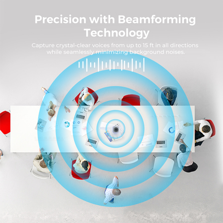 Coolpo AI Huddle PANA All-In-One 360 Degree Video Conferencing