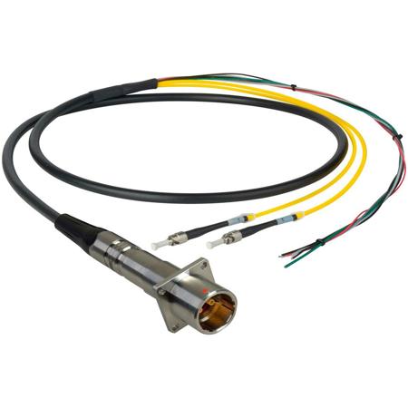 Camplex 15' LEMO PBW to Duplex ST and Blunt Power Lead In-Line Breakout Cable