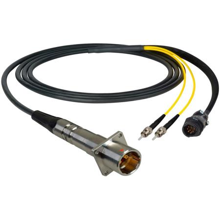 Camplex 50' LEMO PBW to Duplex ST and 8-Pin AMP RG Chassis Mount Breakout Cable