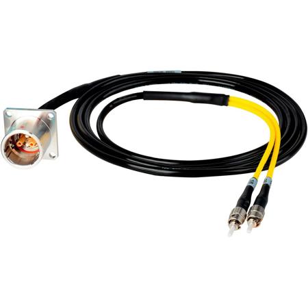 Camplex 6' LEMO PBW to Duplex ST In-Line Fiber Optic Breakout Cable