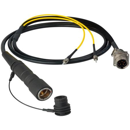 Camplex 6' LEMO PUW to Duplex LC and 5-Pin AMP Reverse Gender Breakout Cable