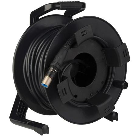 Camplex SMPTE 311M OpticalCON DUO to LEMO FUW Singlemode Fiber Cable Reel, 250'