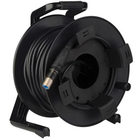 Camplex OpticalCON DUO-LEMO PUW Singlemode Fiber Optic Outside Cable Reel, 328'