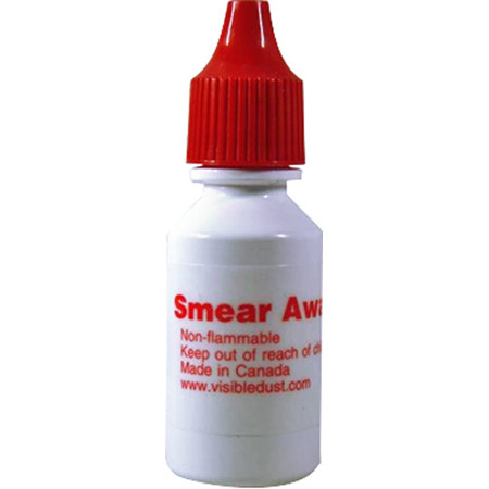 Visible Dust Smear Away Liquid Sensor Cleaning Solution, 0.5oz/15ml