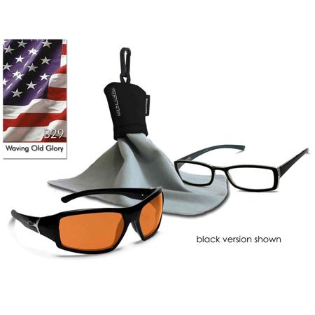 Alpine Innovations Spudz Classic Microfiber Lens Cloth 6x6" - Waving Old Glory