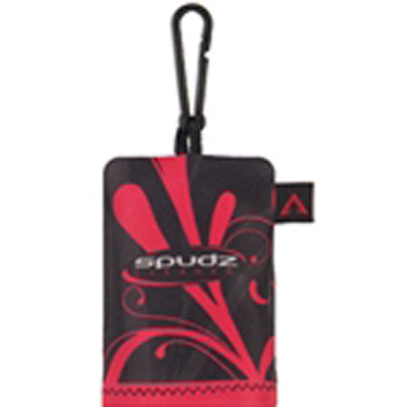 Alpine Innovations Spudz Classic Microfiber Lens Cloth 10x10" -Red Furn On Black