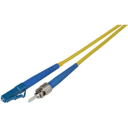 Camplex 1m/3.28' 9u/125u Singlemode Simplex ST to LC Patch Cable, Yellow