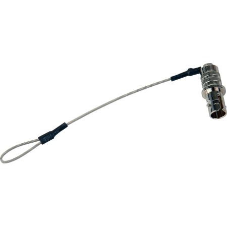 Camplex Rugged Metal ST Connector Dust Cap with Cable Lanyard, 10-Pack