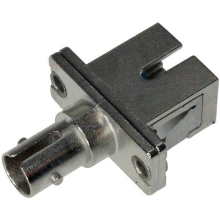 Camplex ST to SC Singlemode & Multimode Simplex Coupler, Sleeve & Metal Body