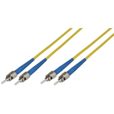 Camplex 3m/9.84' 9u/125u Singlemode Duplex ST to ST Patch Cable, Yellow