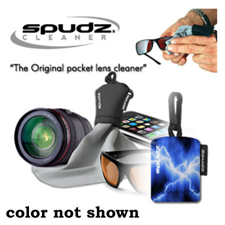 Alpine Innovations SUFD20-G25 Spudz Ultra Large Microfiber Lens Cloth With Flip Pouch 10x10" - "Orange Red USA"