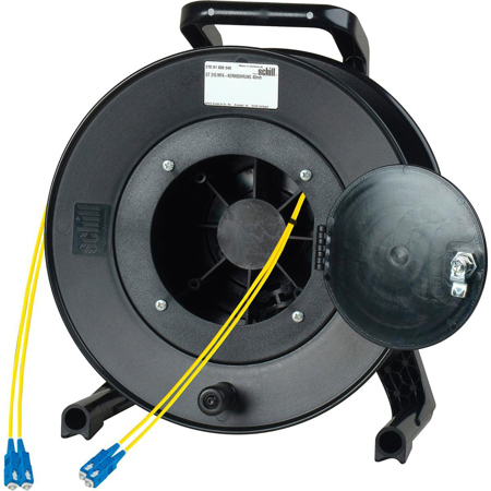 Camplex 2-Channel SC Singlemode Fiber Optic Tactical Snake on Reel, 500'