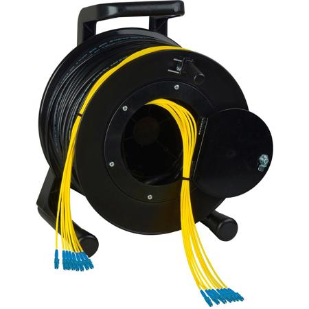 Camplex 1750' 8-Channel LC Single-Mode Fiber Tactical Snake Reel