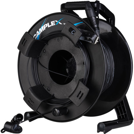Camplex 1500' opticalCON LITE DUO to DUO Multimode Fiber Optic Reel Cable