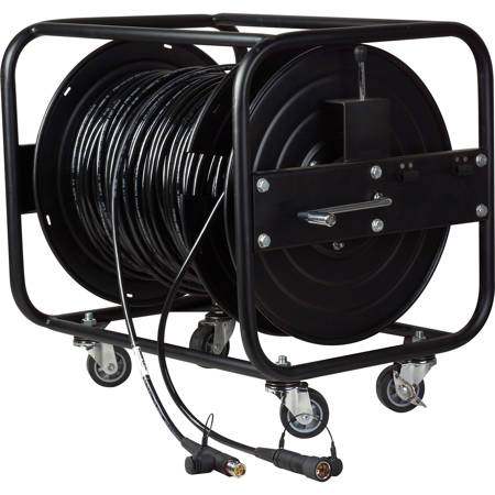 Camplex 1000' LEMO FUW to PUW Belden Bend Insensitive Outside Broadcast SMPTE Fiber Camera JackReel Cable