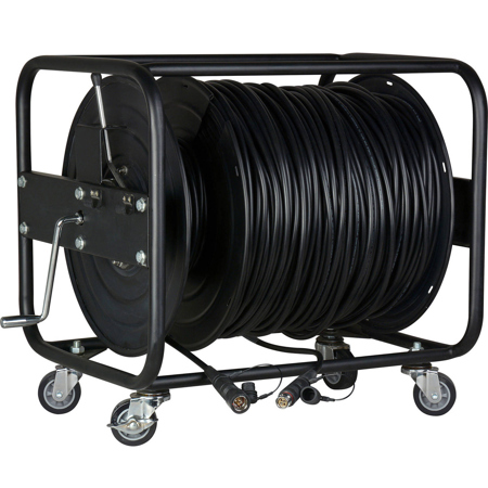 Camplex 500' Furukawa Outside Broadcast SMPTE 304M Fiber Camera Cable on Reel