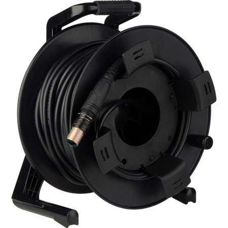 Camplex 50' opticalCON DUO to DUO Multimode Fiber Optic Tactical Reel Cable