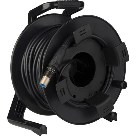 Camplex 250' opticalCON QUAD Multimode Fiber Optic Tactical Cable Reel