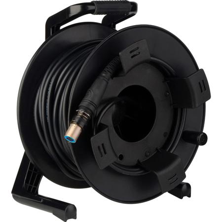 Camplex 328' opticalCON QUAD Singlemode Fiber Optic Tactical Cable Reel
