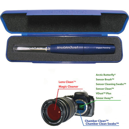 Visible Dust Arctic Butterfly SL 700, Rotary Motion Fiber Cleaning Brush for entry Level DSLR Cameras