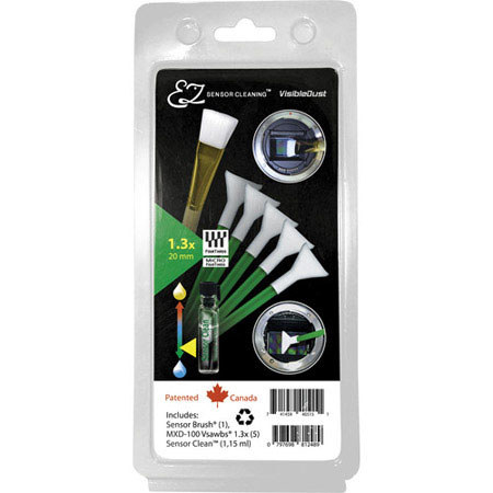 Visible Dust EZ Sensor Cleaning Kit PLUS with 5 Orange 1.3x Vswabs