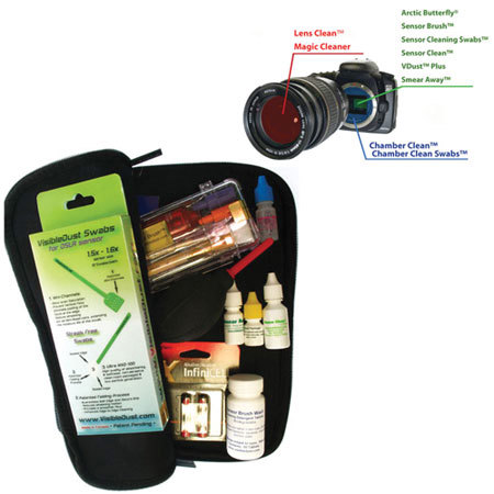 Visible Dust Econo 1.6x Complete Kit Bundle, Digital Sensor Cleaning Package.