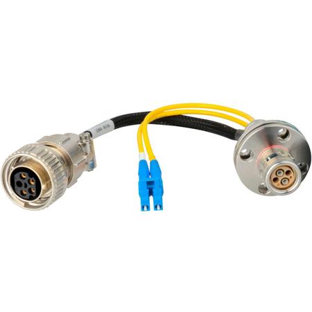 Camplex 18" LEMO FXW to Duplex ST & 5-Pin Amp Power Fiber Breakout Cable