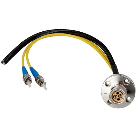 Camplex 12" LEMO FXW to Duplex LC & Blunt Lead Fiber Breakout Cable