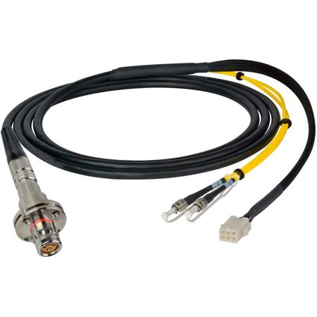 Camplex 75' LEMO FMW to Duplex ST & 6-Pin Amp Power In-Line Fiber Breakout Cable