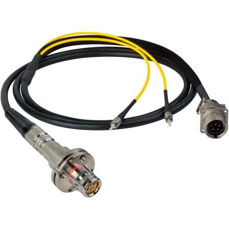 Camplex 35' LEMO FMW to Duplex ST & 5-Pin Amp RG In-Line Fiber Breakout Cable