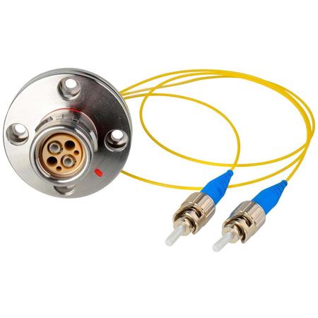 Camplex 24" LEMO FXW to Duplex ST Internal Distribution Fiber Breakout Cable