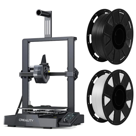Creality Ender-3 V3 SE 3D Printer, Bundle with 2x 1.75mm Ender PLA Filament