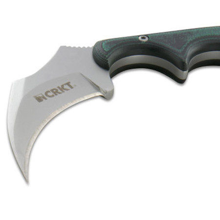 CRKT Folts Minimalist Keramin Fixed Bead Blast Blade Knife