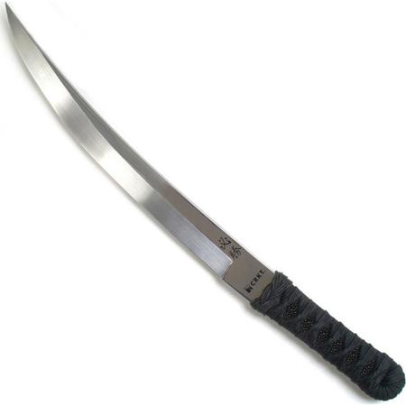 CRKT James Williams Hisshou Fixed Satin Blade Knife with Kydex Sheath