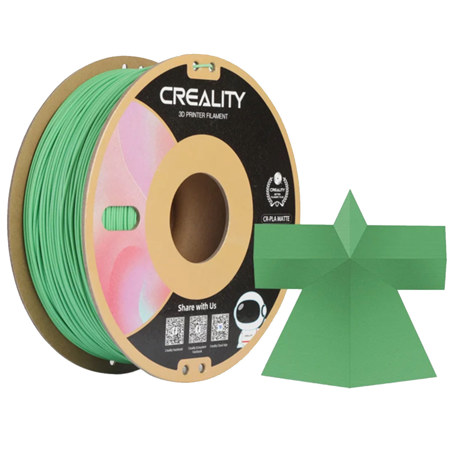 Creality 1.75mm CR Series PLA Matte Filament for 3D Printers Avocado Green