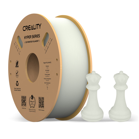 Creality 1.75mm Hyper Series PLA 3D Printing Filament White