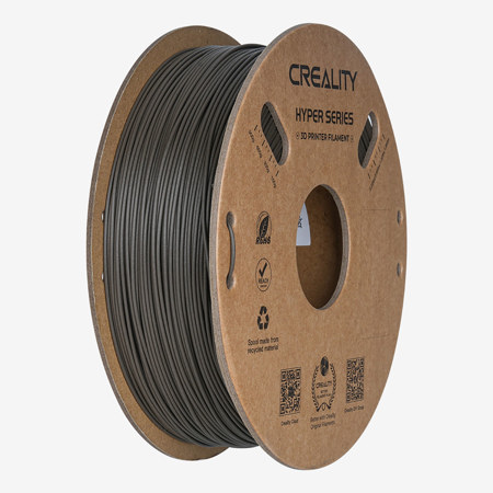 Creality 1.75mm Hyper Series PLA Carbon Fiber Filament for 3D Printers Grayish Yellow