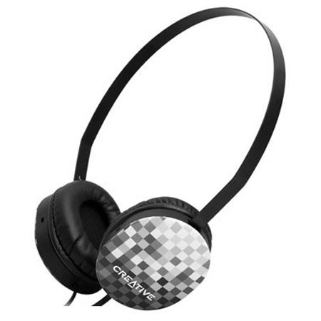 Creative HQ-1450 Over-The-Head Stereo Headphones, Black