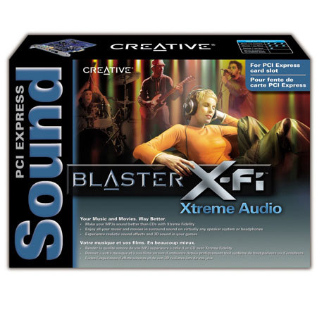 Creative Labs Sound Blaster X-Fi Xtreme Audio PCI Express Sound Card