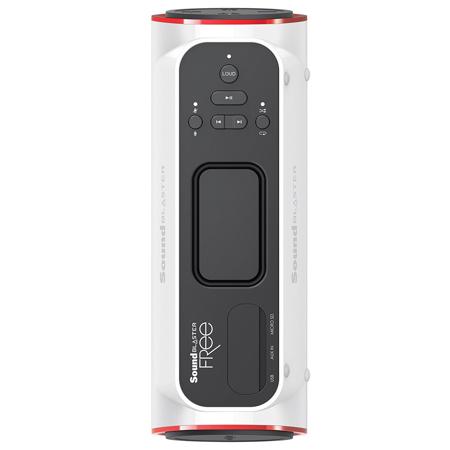 Creative Labs Sound Blaster FRee Multifunctional Bluetooth Speaker, Single,White