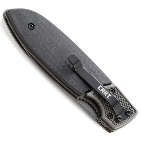 CRKT Fulcrum 2 Compact Folding Knife, 2.8" Spear Point Fine Edge Titanium Blade