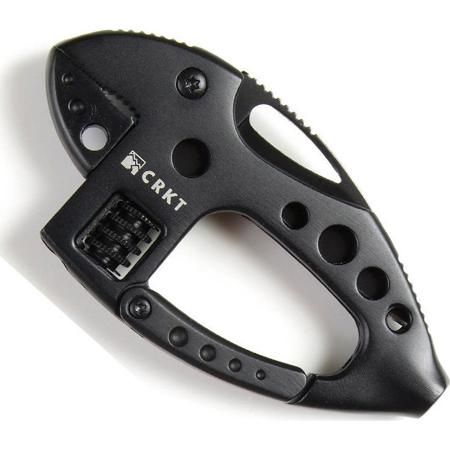 CRKT Guppie Folding Manual Knife / Multi Tool, Plain Edge, Black
