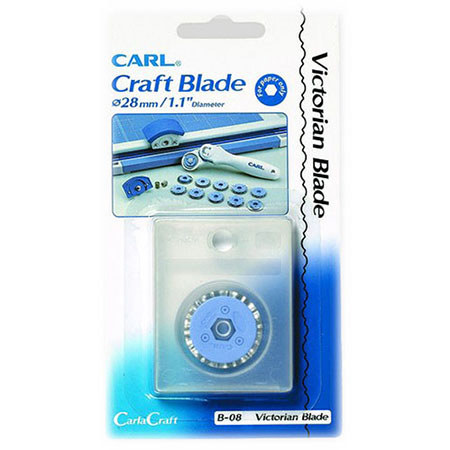 Carl B-52 Deckle and Victorian Cut Rotary Blade Set
