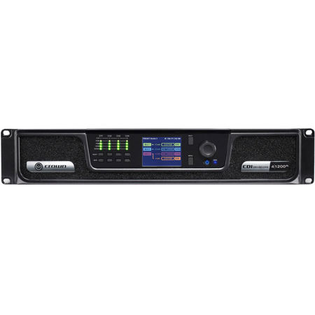 Crown Audio CDi 4|1200BL DriveCore 4-Ch 4x 1200W Power Amplifier, Analo + BLU
