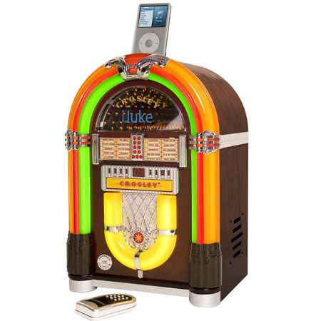 Crosley Radio CR1702A-CH iJuke Premier Jukebox, Cherry